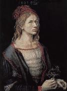 Albrecht Durer Artist self-portrait oil on canvas